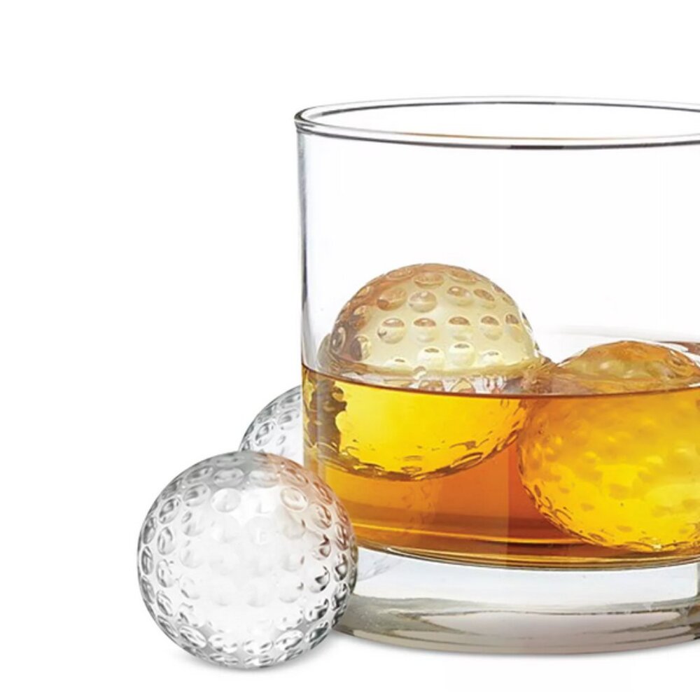 Brookstone 2pc Golf Ball Ice Molds